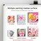 24-Pack 4x4 Inch Mini Magnetic Canvas Panels – Small Square Flat Canvases with Magnet Back, Bulk Set for Painting, Craft Projects & Art Gifts